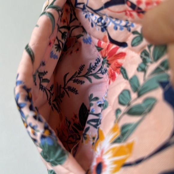 NEW Vera Bradley Triple Zip Hipster crossbody pocketbook - Paradise Coral - Picture 7 of 10